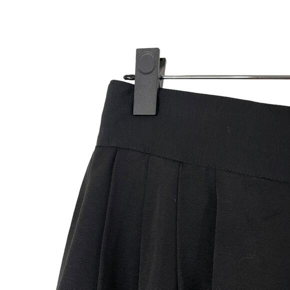 Women's vintage black elastic waist with front pleats culottes  - 12 - Picture 6 of 8